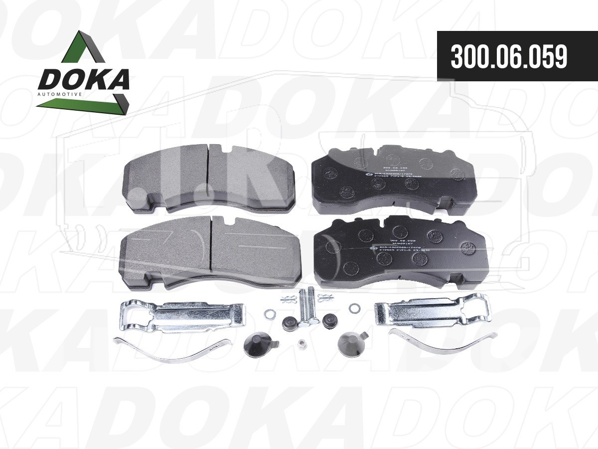 Колодки тормозные дисковые 29167 247,5x109,5x30mm