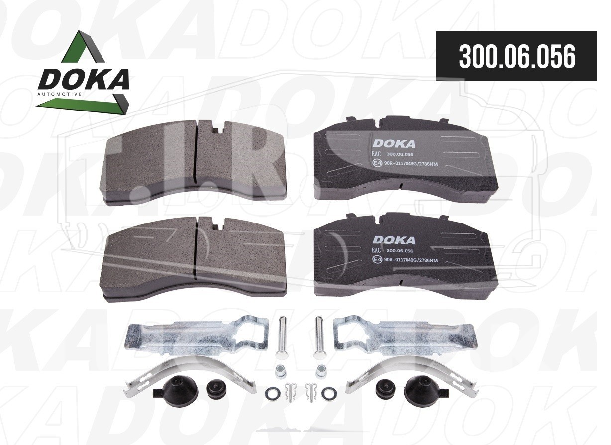 Колодки тормозные дисковые 29158/29269 211x108x30mm