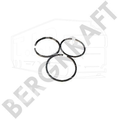 Кольца компрессора 80mm 0.75 (толщ. 2.5x2.5x4.0mm)