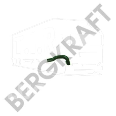 Патрубок радиатора 50*50*570 низ