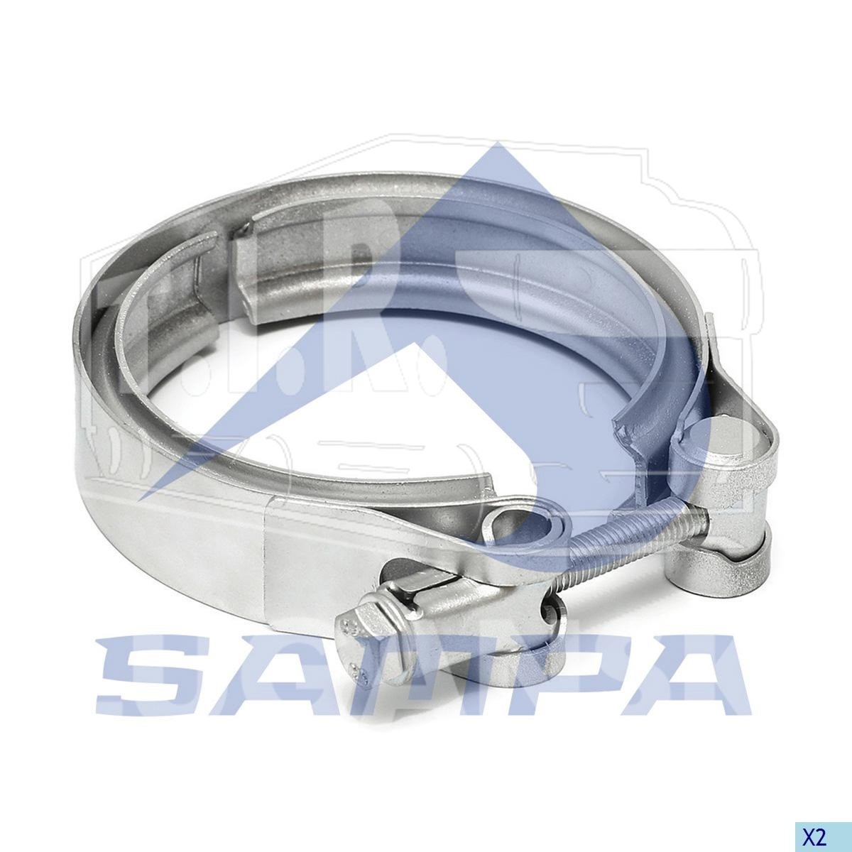 Хомут турбины 76*20