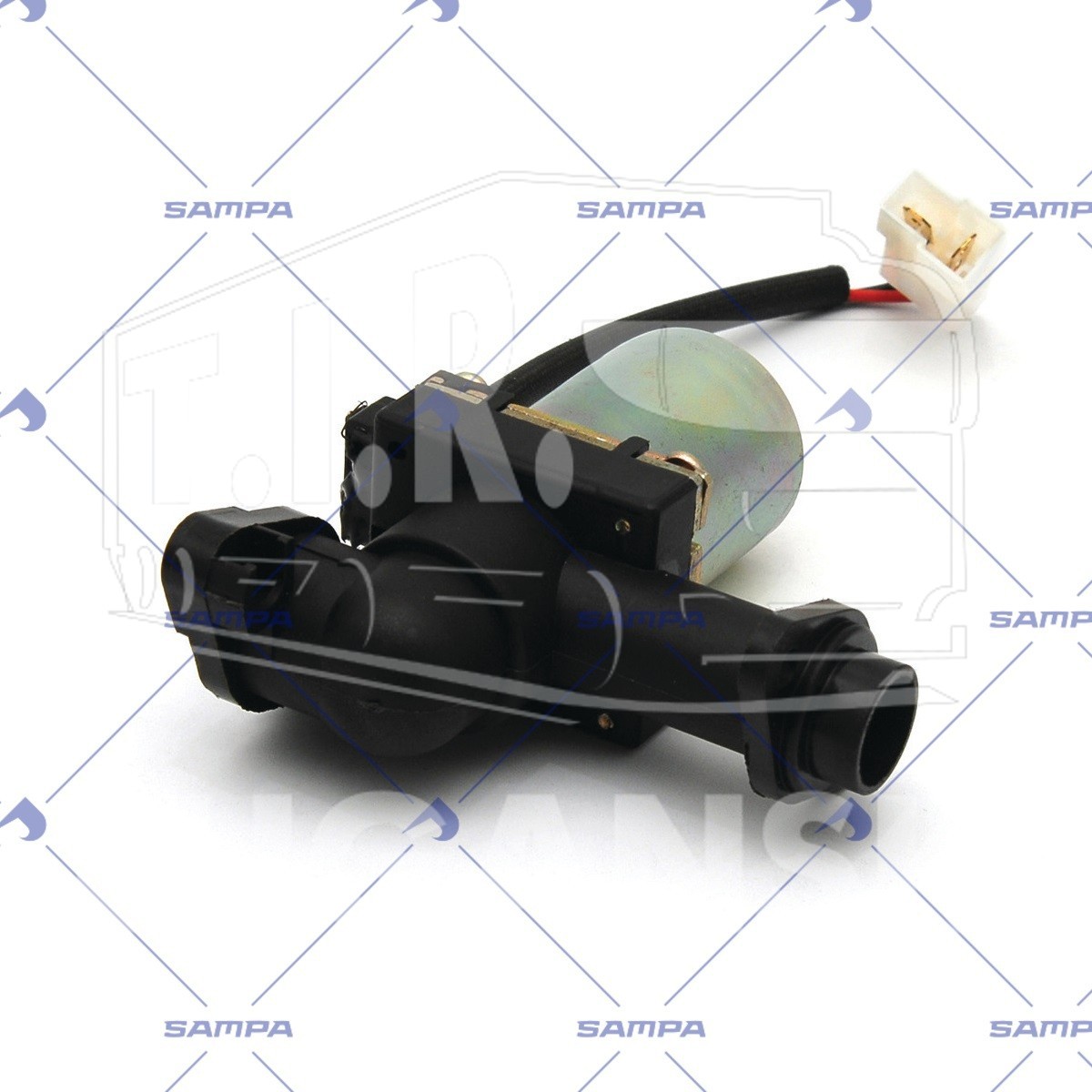 Кран отопителя салона