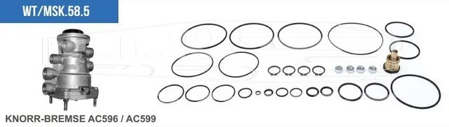 Р-к крана упр-я тормозами прицепа