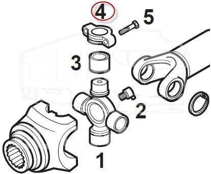 Опора крестовины D.38