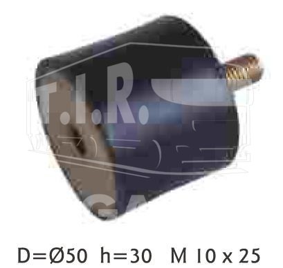 Подушка глушителя М10*30 d=50