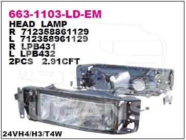 Фара Iveco EuroTech R