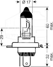 Лампочка H4 24v 75/70w