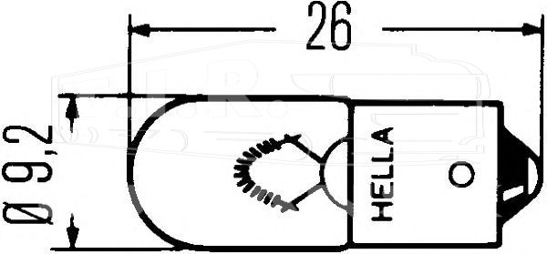 Лампочка 24v4w   T4W