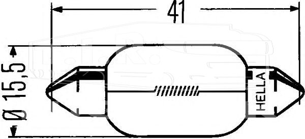 Лампочка 24v10w