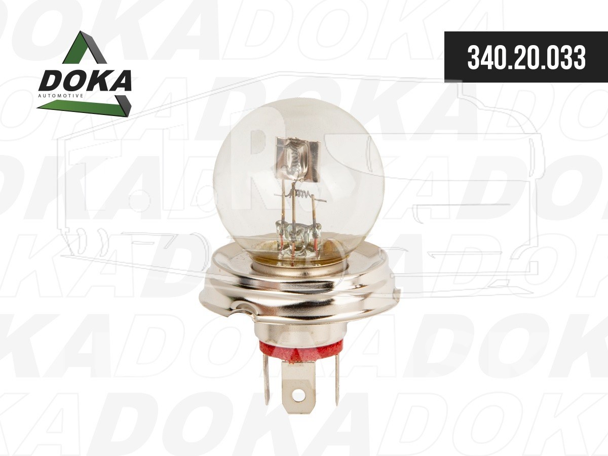 Лампа 24V фарная R2 А24-55+50 P45t (24255)
