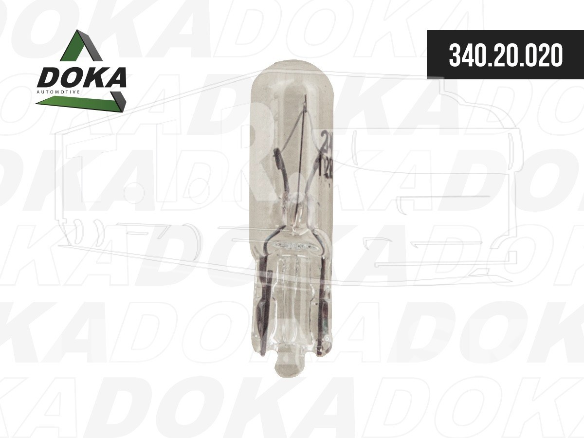 Лампа 24V1,2W приборная безцокольная (94607)
