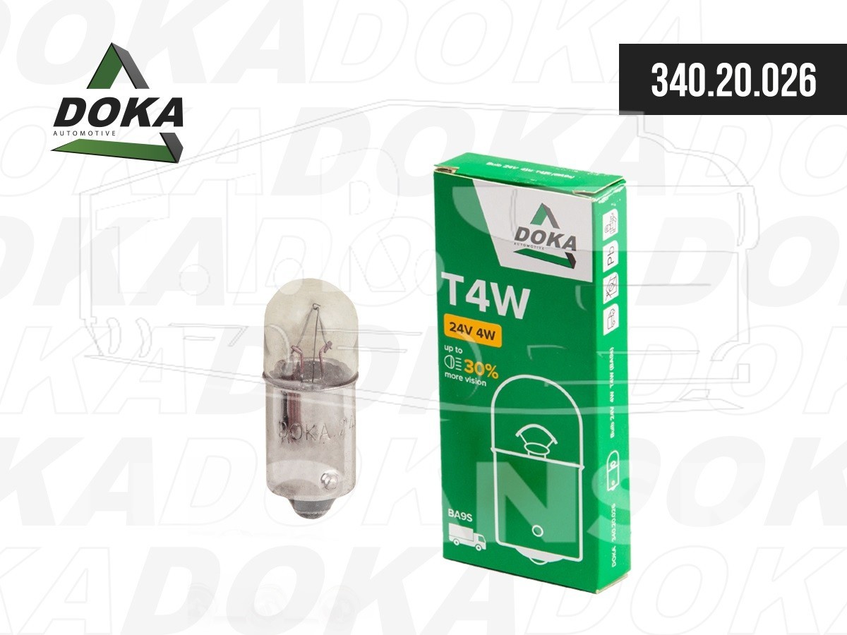 Лампа 24V4W приборная цоколь (94324)