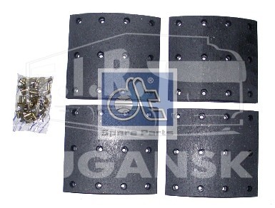 Накладки тормозные 175*178*18,1/410