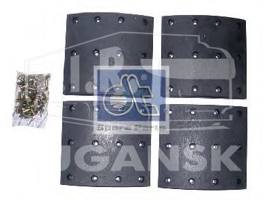 Накладки тормозные 175*178*18,1/410