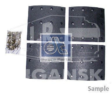 Накладки тормозные 175*178*18,1/410