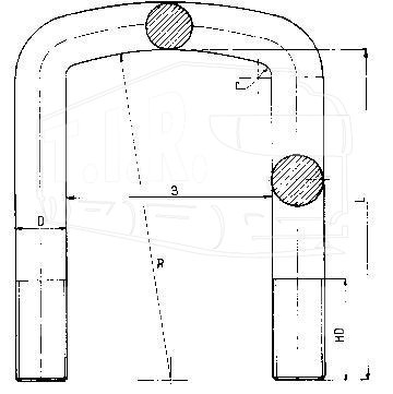Стремянка 92*207 M20*2.5