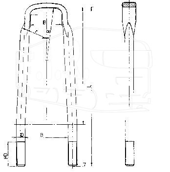 Стремянка 92/104*323 M22.5