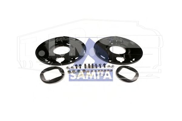 Пыльник тормозного барабана ось