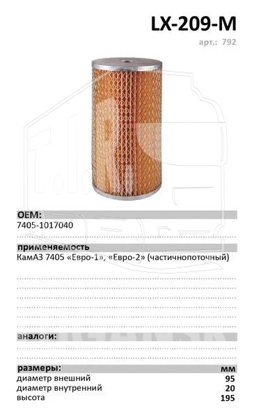 Фильтр масляный (сетка)