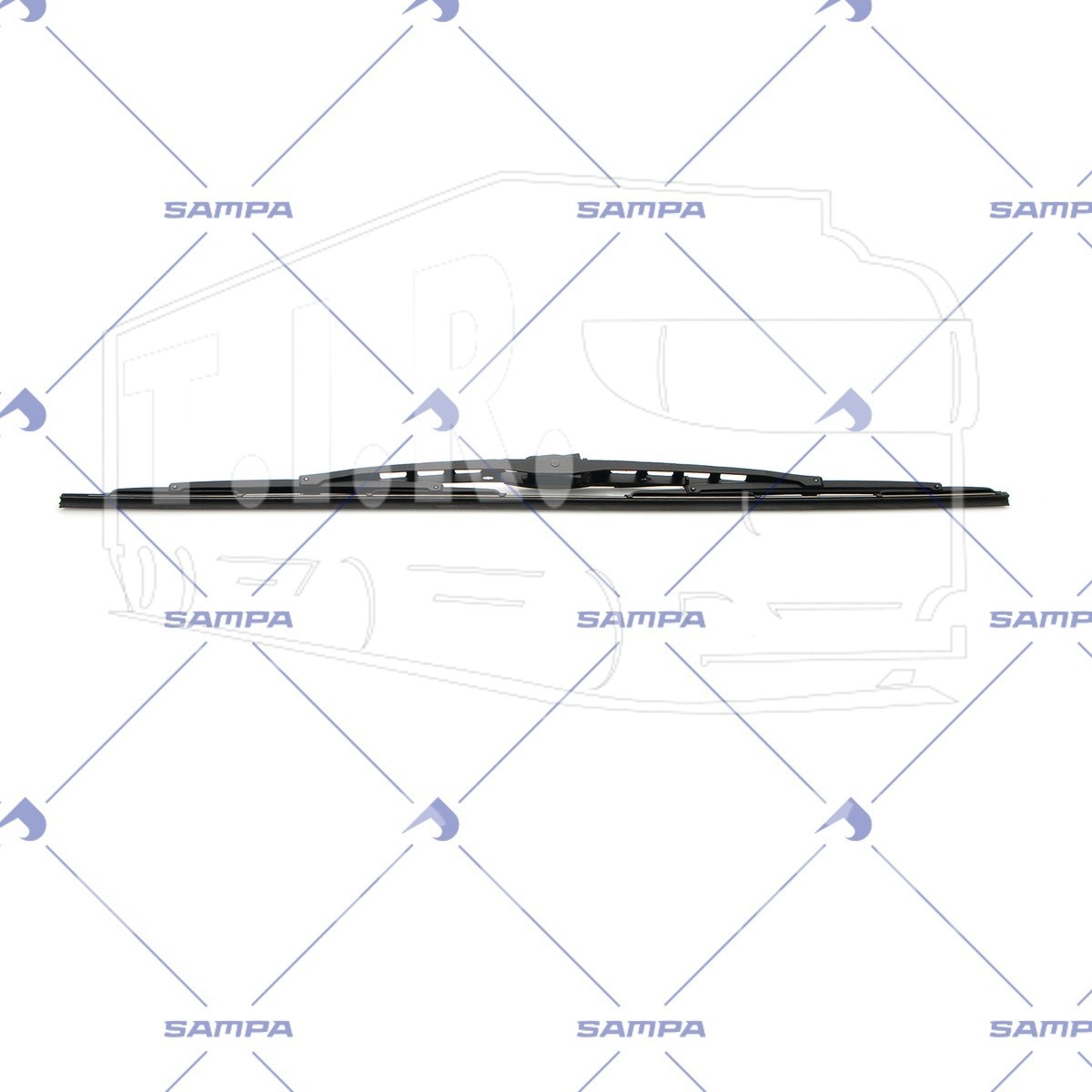 Щетка дворника 700 мм с форс.омыв.