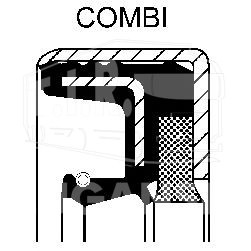 Сальник хвост-ка редуктора 85*145*12/37