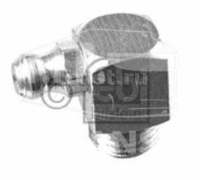 Тавотница М10 с изгибом 90
