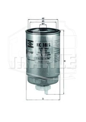 Фильтр топливный со сливом