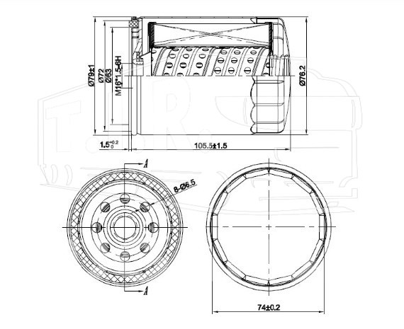 Фильтр топливный