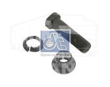 Wheel bolt, complete