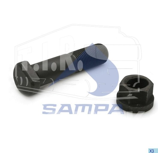 Шпилька колеса М18*1.5*83 + гайка