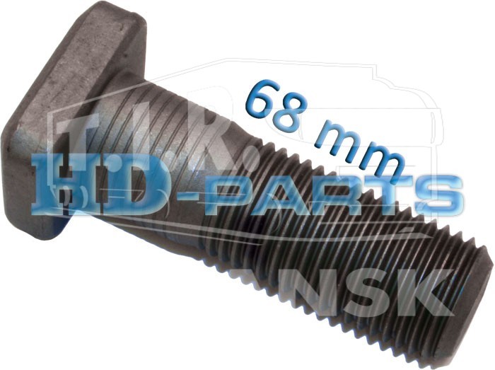 Шпилька колеса 7/8"-11BSF*68