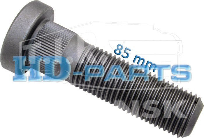 Шпилька колеса 7/8"-11BSF*85