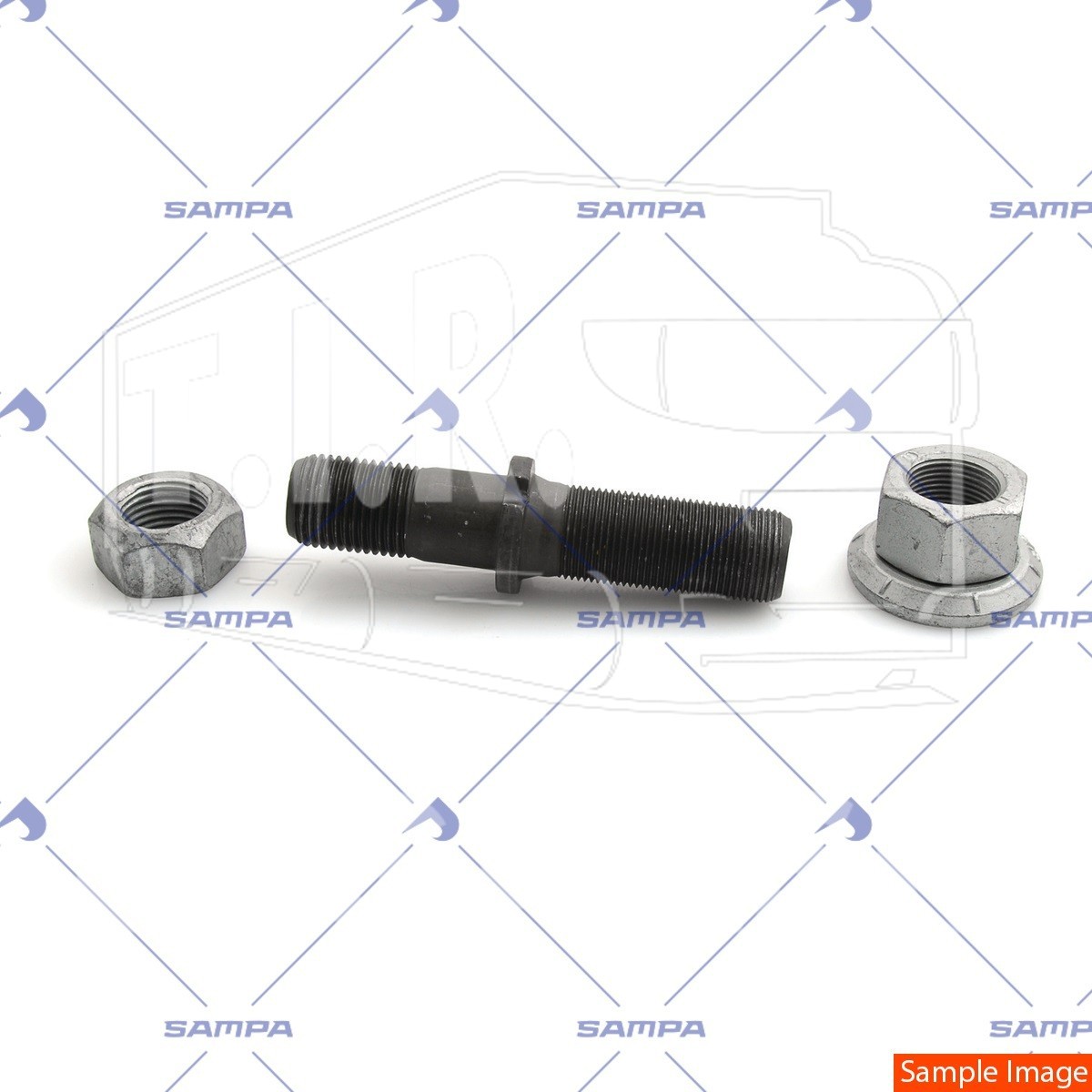 Шпилька колеса М22*2/М22*1.5*114 (р-к колеса)