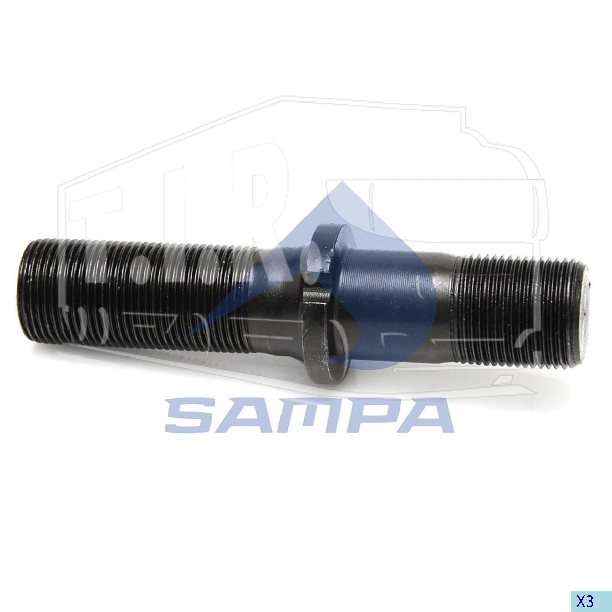 Шпилька колеса М22*1.5/М22*1.5*112