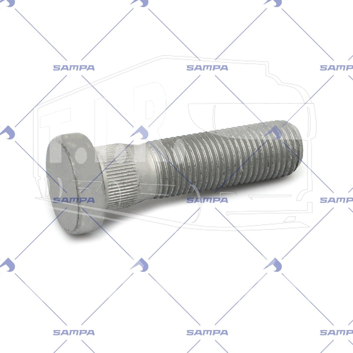 Шпилька колеса 7/8"-11BSF*85