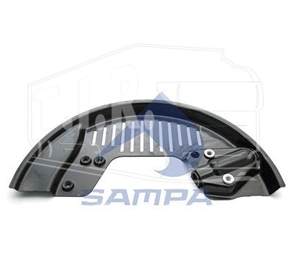 Щиток тормозного механизма нижняя левая половинка