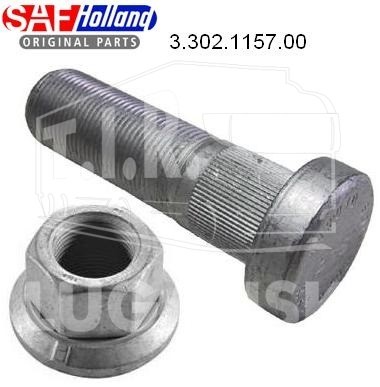 Болт колеса с гайкой M22x1,5x76