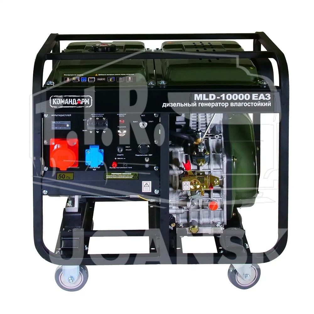 Генератор дизельный Командарм 8,5 кВт MLD-10000EA3